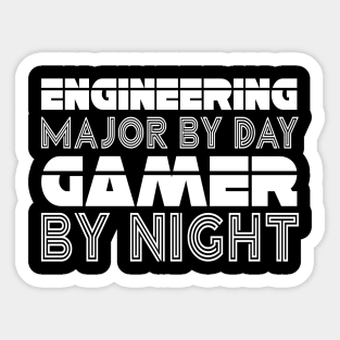 Engineer Gaming Funny Video Games Gifts for Nerd gamers Sticker